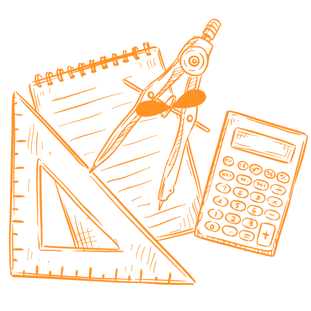 Ruler calculator graphic